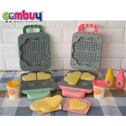 CB899360-CB899361 CB899384-CB899385 - Kitchen waffle machine electric changing color kids cooking breakfast toy set